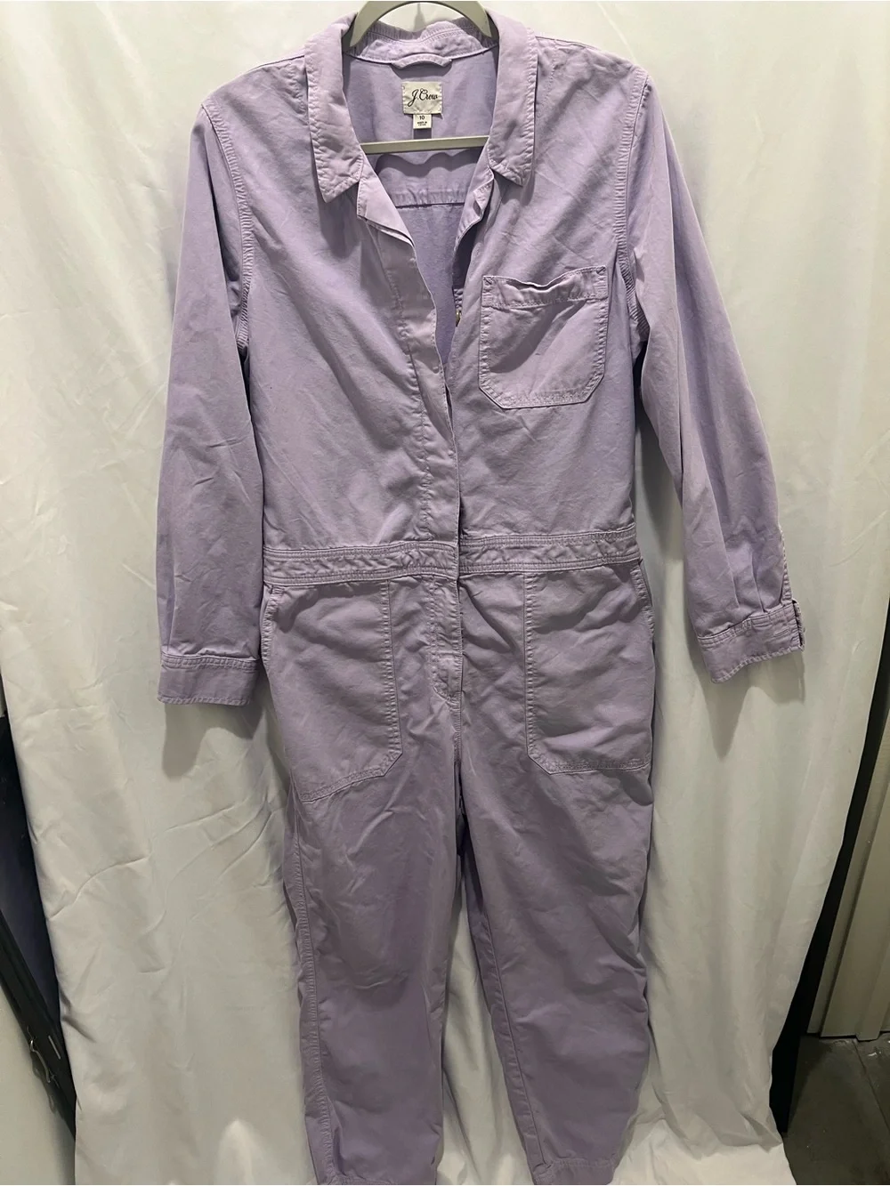 J Crew Lilac Utility Jumpsuit - Picture 1 of 3